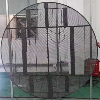 Mua P3.97mm Quanh Creative LED Video Wall Cửa sổ trong suốt online manufacture