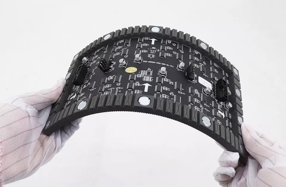 Mua Độ phân giải cao P2mm Soft Curved Shopping Mall Cylinder Flexible Led Display Screens online manufacture